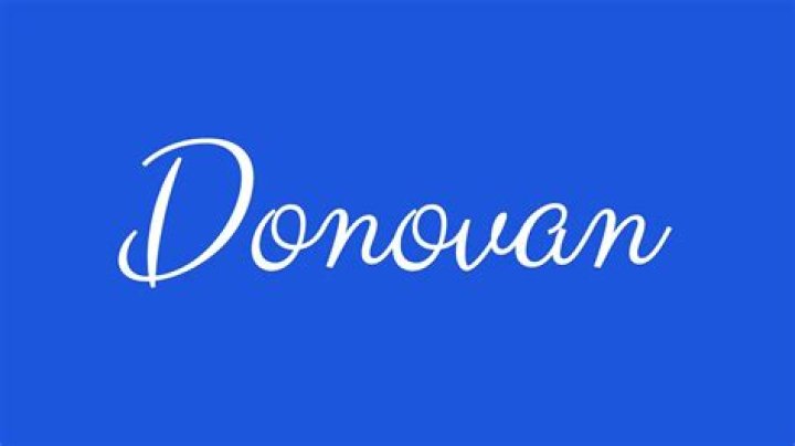 how do you spell donovan