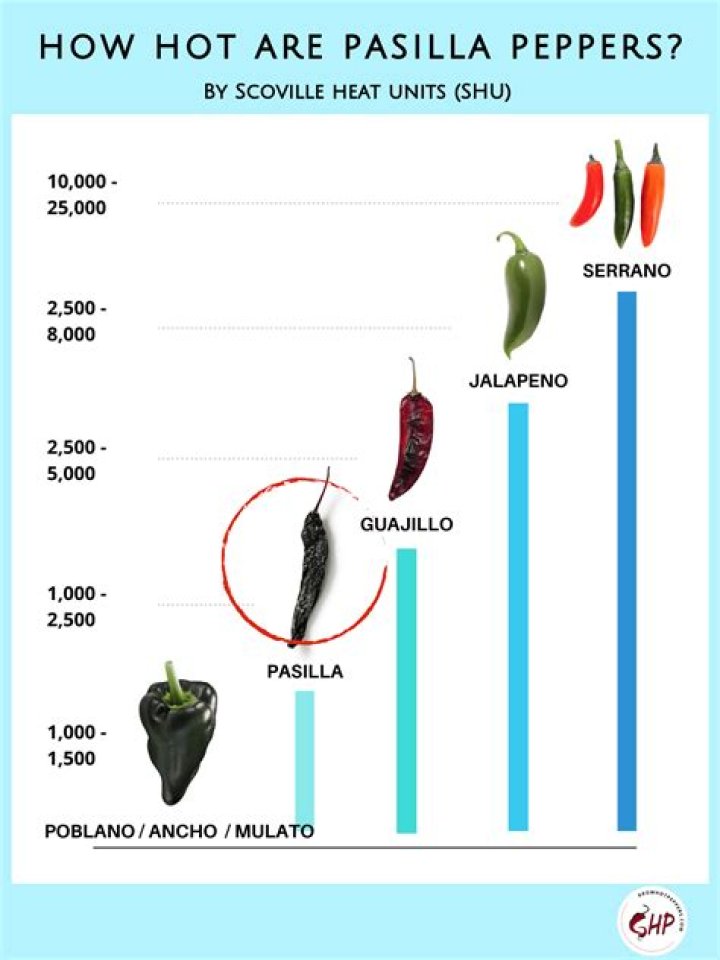 how hot are pasilla peppers