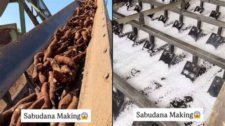 how is sabudana made