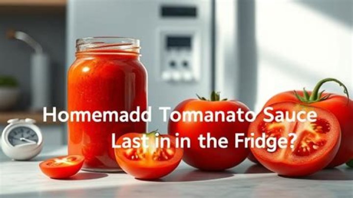 how long does homemade tomato sauce last in the fridge