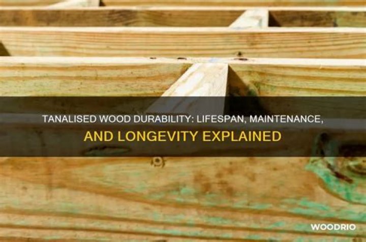 how long does tanalised wood last