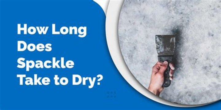 how long should spackle dry before sanding