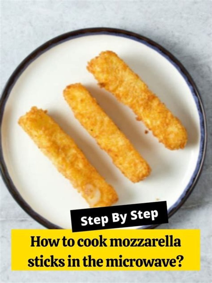 how long to cook mozzarella sticks in microwave