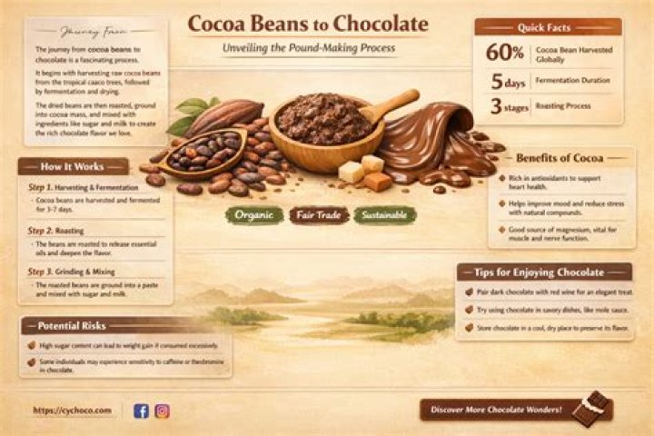 how many cocoa beans make one pound of chocolate