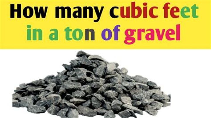 how many cubic feet in a ton of dirt