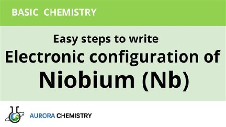 how many electrons does niobium have