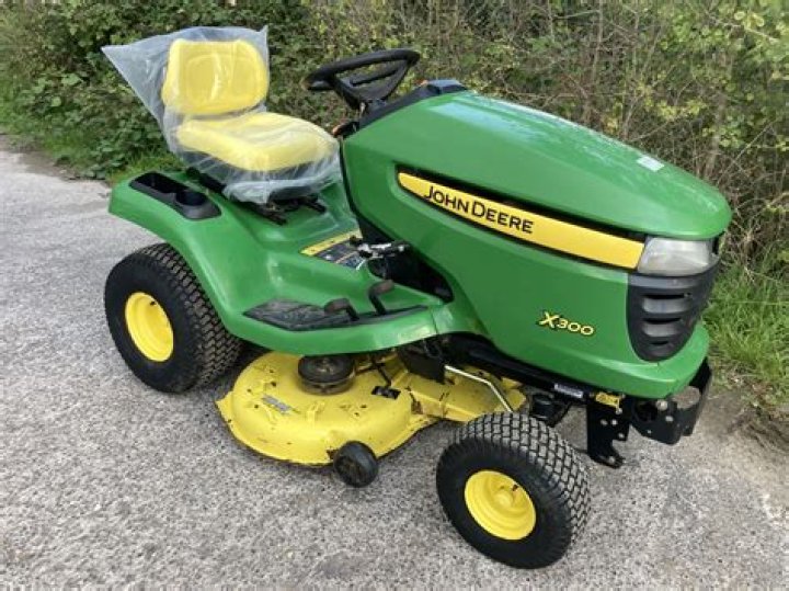 how many hours will a john deere x300 last