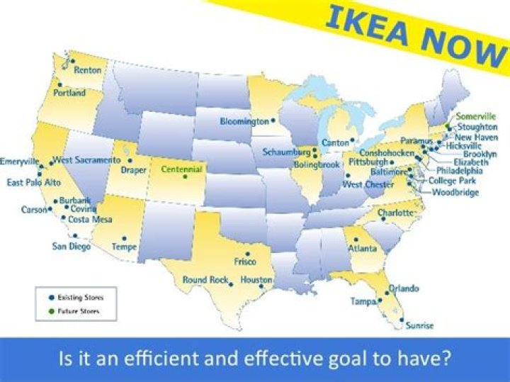how many ikeas in california