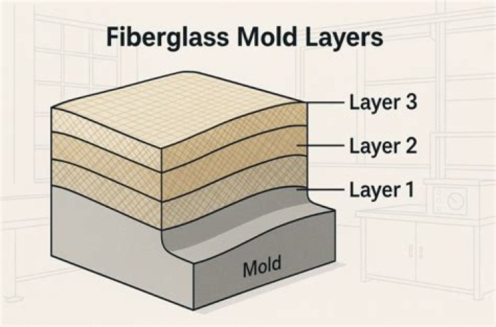 how many layers of fiberglass