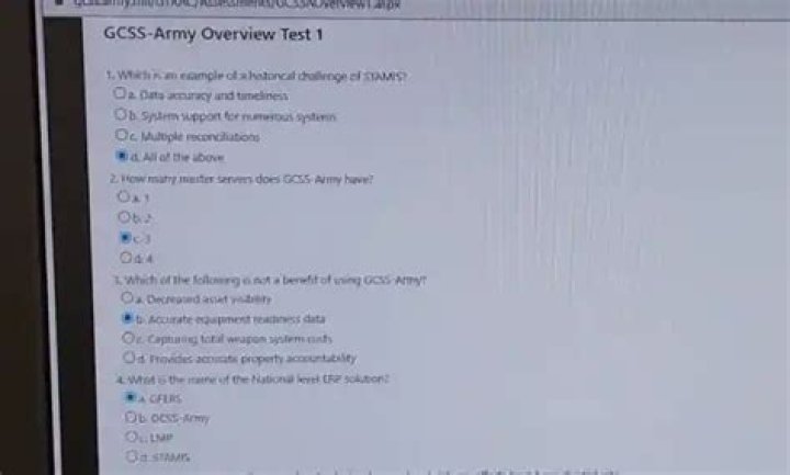 how many master servers does gcss-army have
