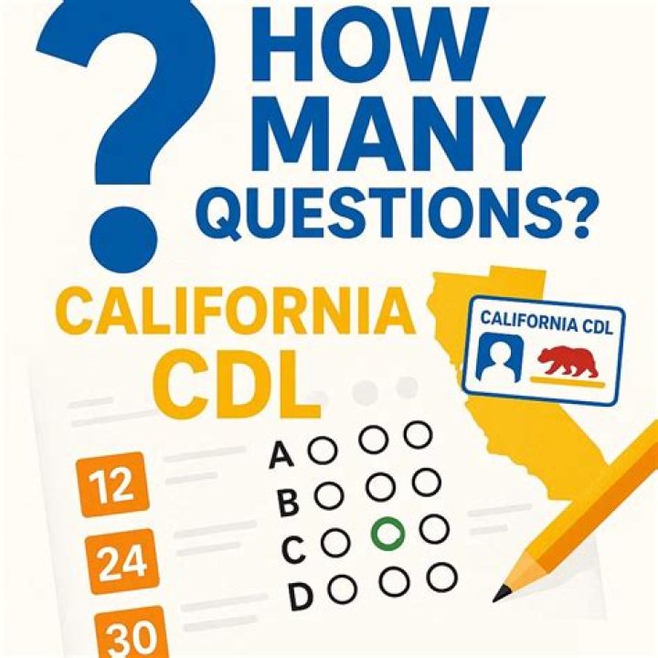 how many questions are on the cdl permit test