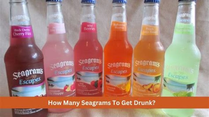 how many seagrams get you drunk