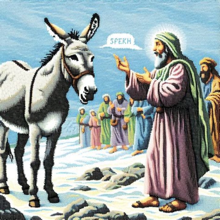 how many times did a donkey speak in the bible
