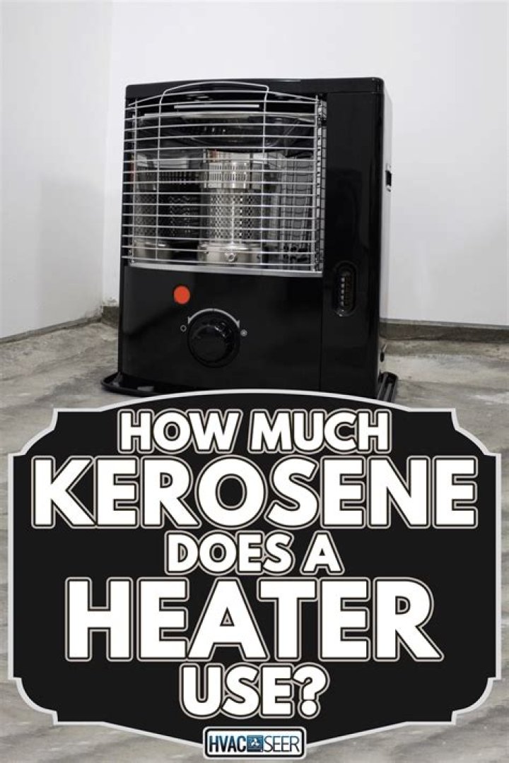 how much kerosene does a heater use