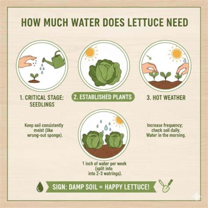 how much water does lettuce need