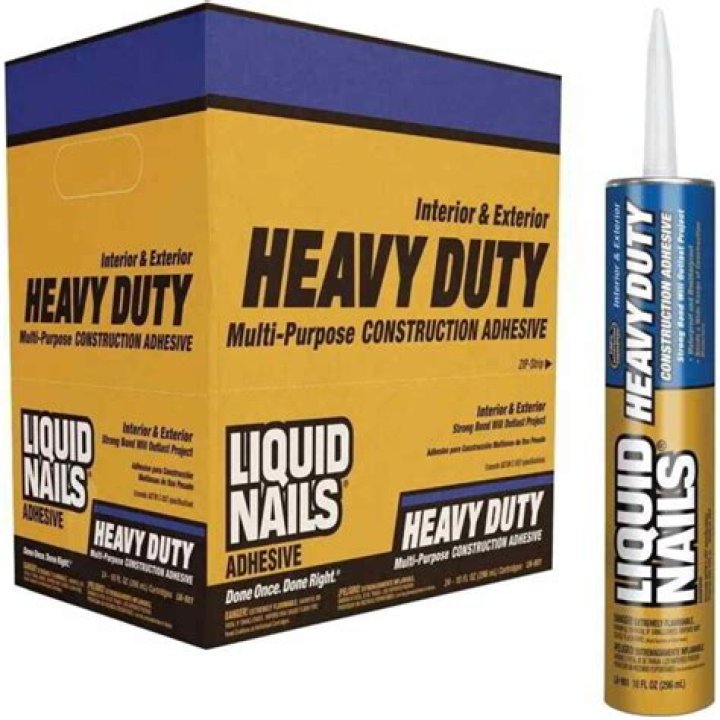 how much weight can liquid nails hold