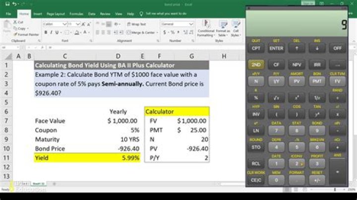 how to calculate ytm on ba ii plus