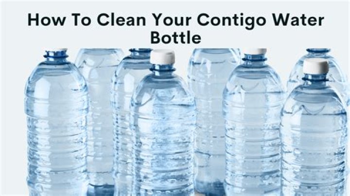how to clean contigo water bottle