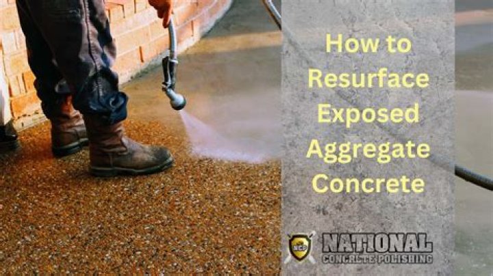how to clean exposed aggregate concrete