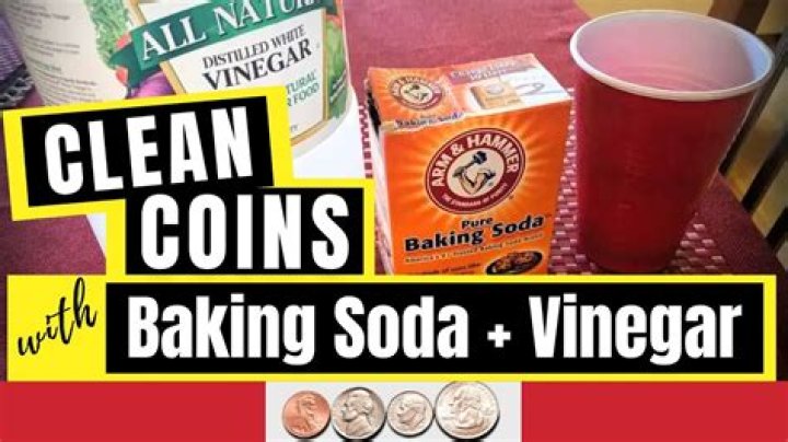 how to clean old coins with baking soda