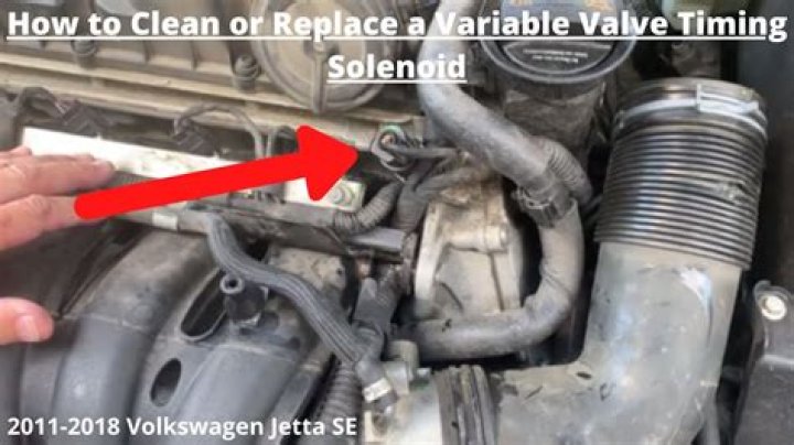 how to clean variable valve timing solenoid