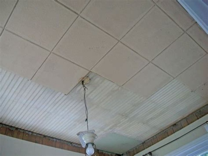 how to cover asbestos ceiling tiles