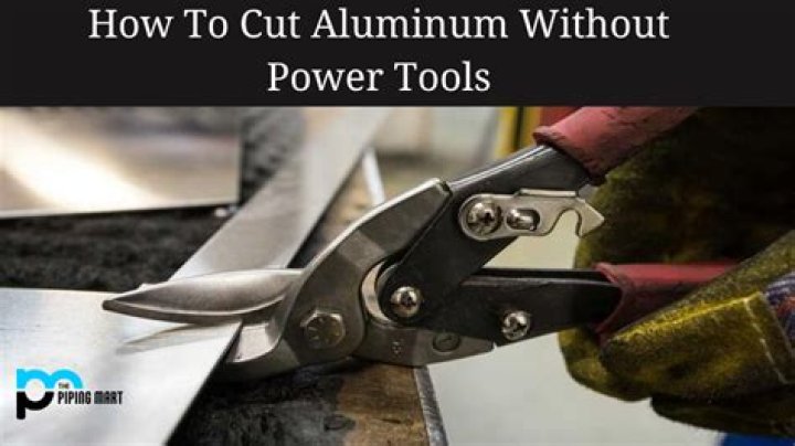 how to cut aluminum flashing