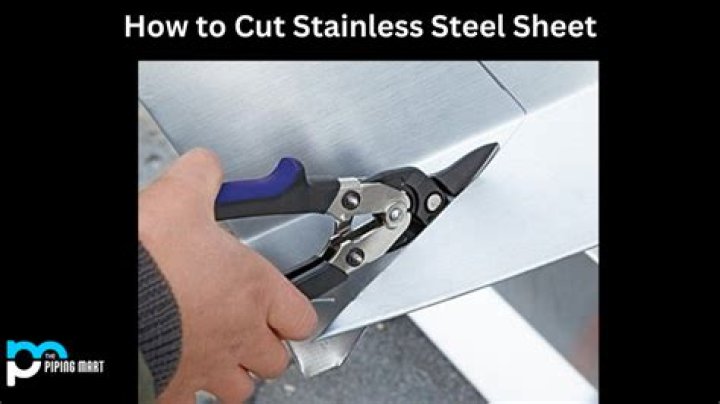 how to cut stainless steel without discoloration