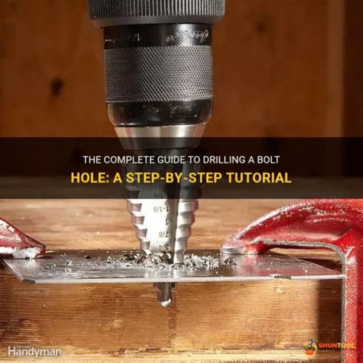how to drill out a bolt hardened