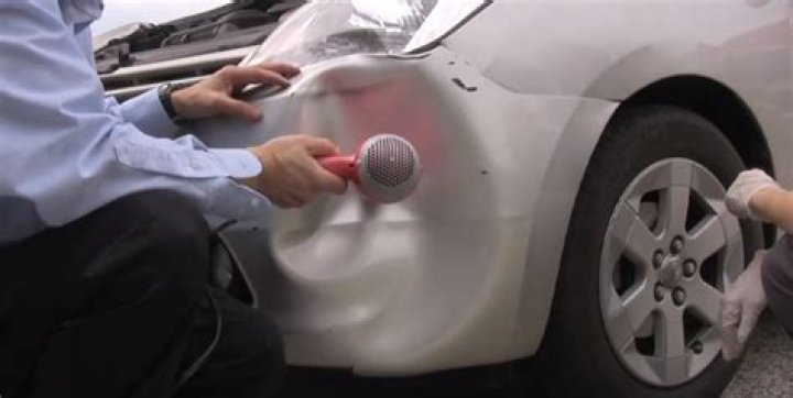 how to get a dent out of a car with a hair dryer