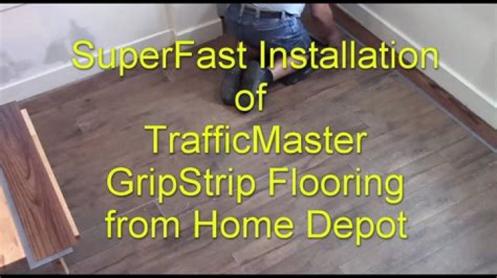how to install trafficmaster laminate flooring