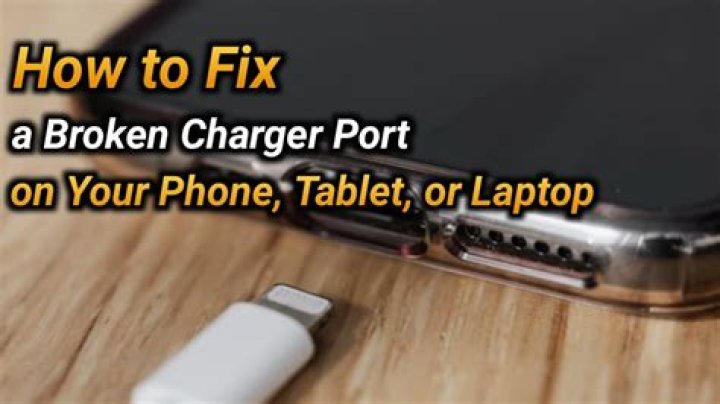 how to know if charging port is damaged