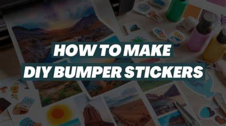 how to make bumper stickers with cricut