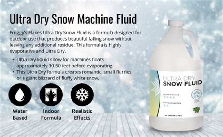 how to make snow machine fluid