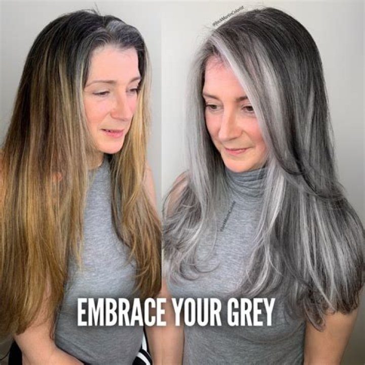 how to make your hair grey with baby powder