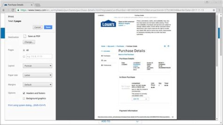 how to order online from lowes