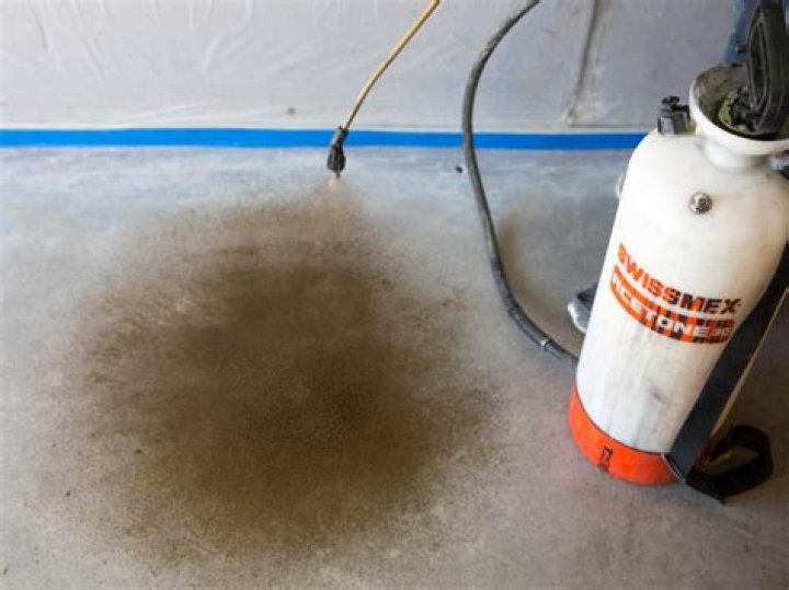 how to remove acid stain from concrete