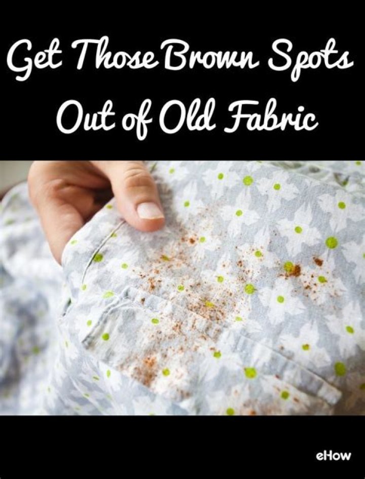 how to remove brown spots from old prints