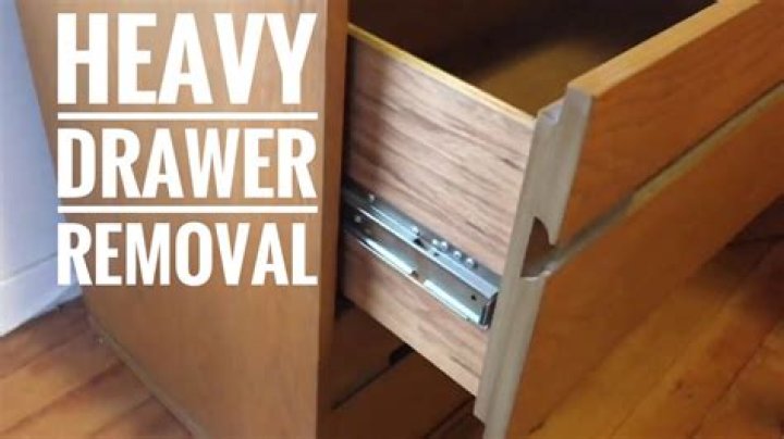 how to remove file cabinet drawers