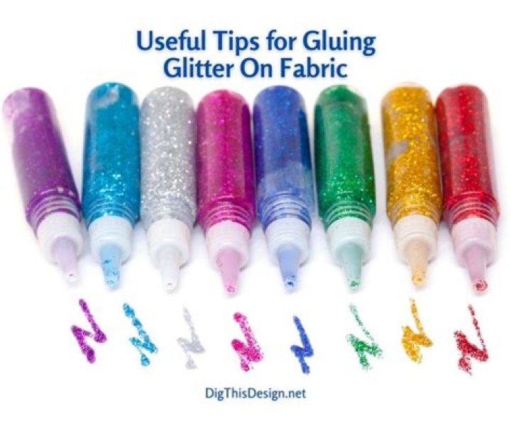 how to remove glitter glue from fabric