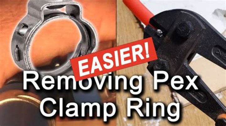how to remove pex clamps