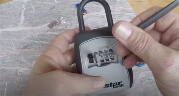 how to reset a lock box without the code