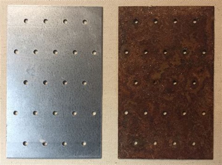 how to rust galvanized metal