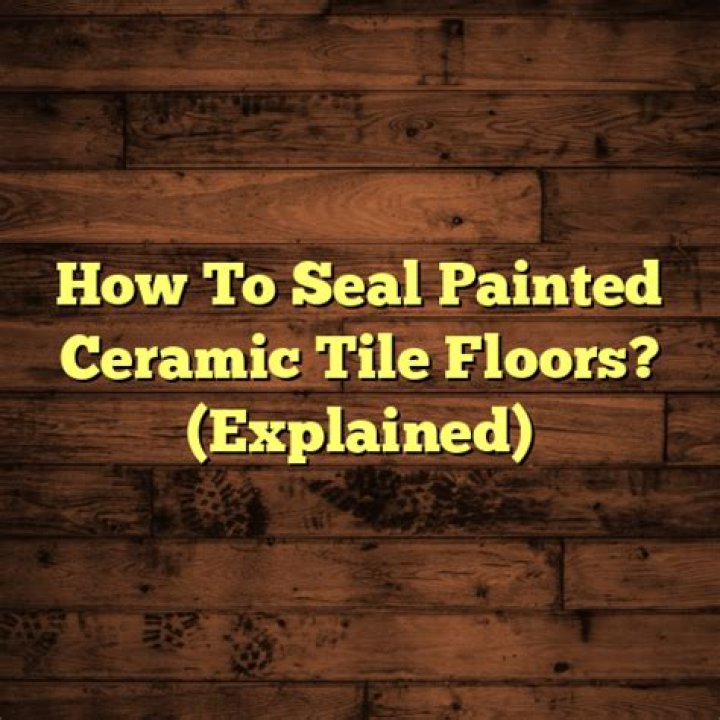 how to seal painted floor