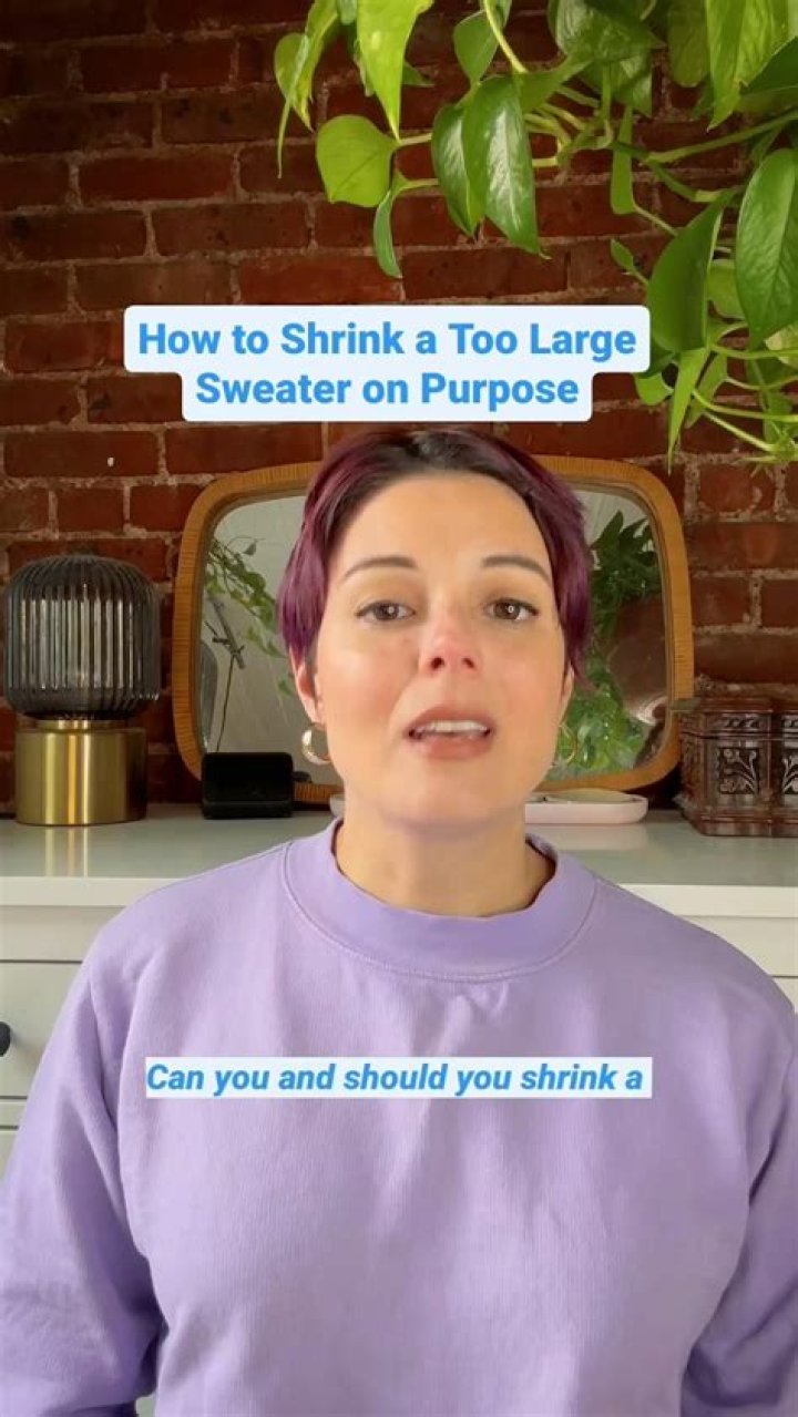 how to shrink a skirt