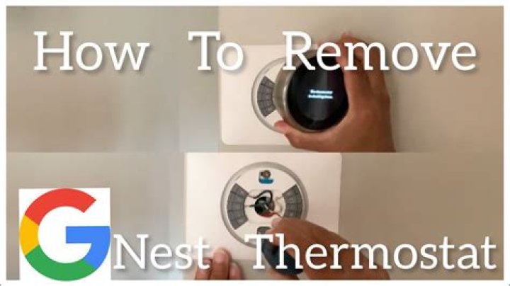 how to take thermostat off wall