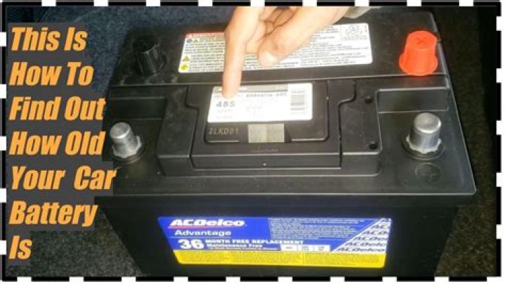 how to tell how old a car battery is