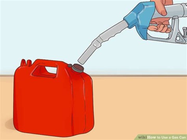 how to use a gas can