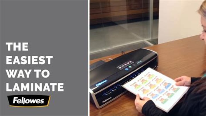 how to use fellowes laminator