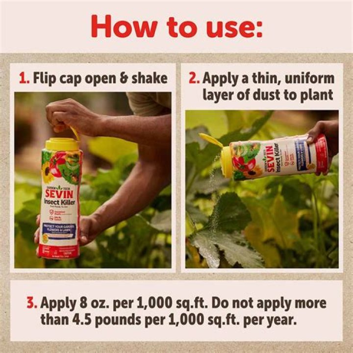how to use sevin spray on tomato plants
